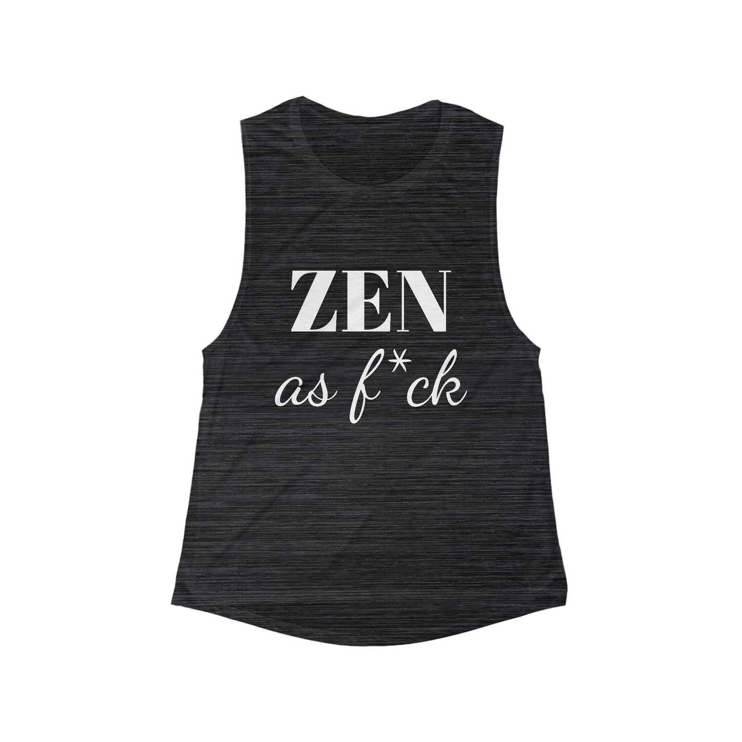 Zen as f*ck Women's Flowy Muscle Tank