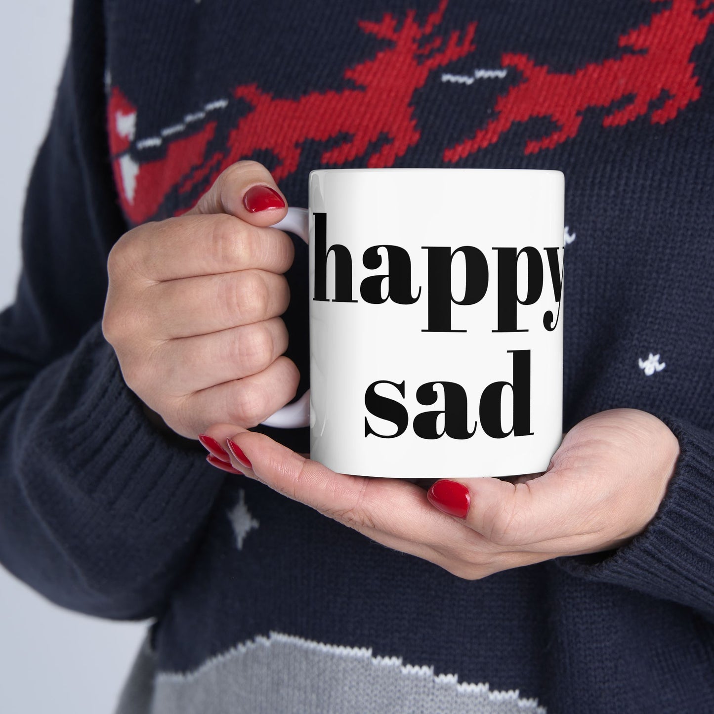 Happy Sad Ceramic Mug